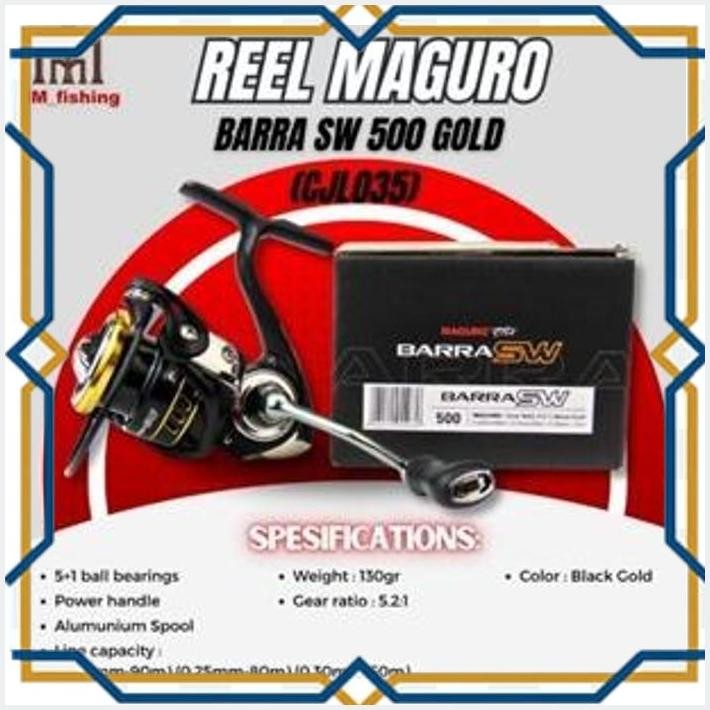 [IMM] REEL MAGURO BARRA SW | ALAT GULUNGAN PANCING