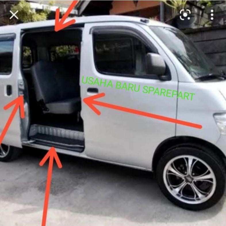 KARET BALON PINTU TENGAH KARET PEREDAM PINTU MOBIL NISSAN DAIHATSU GRAN MAX LUXIO ESPASS