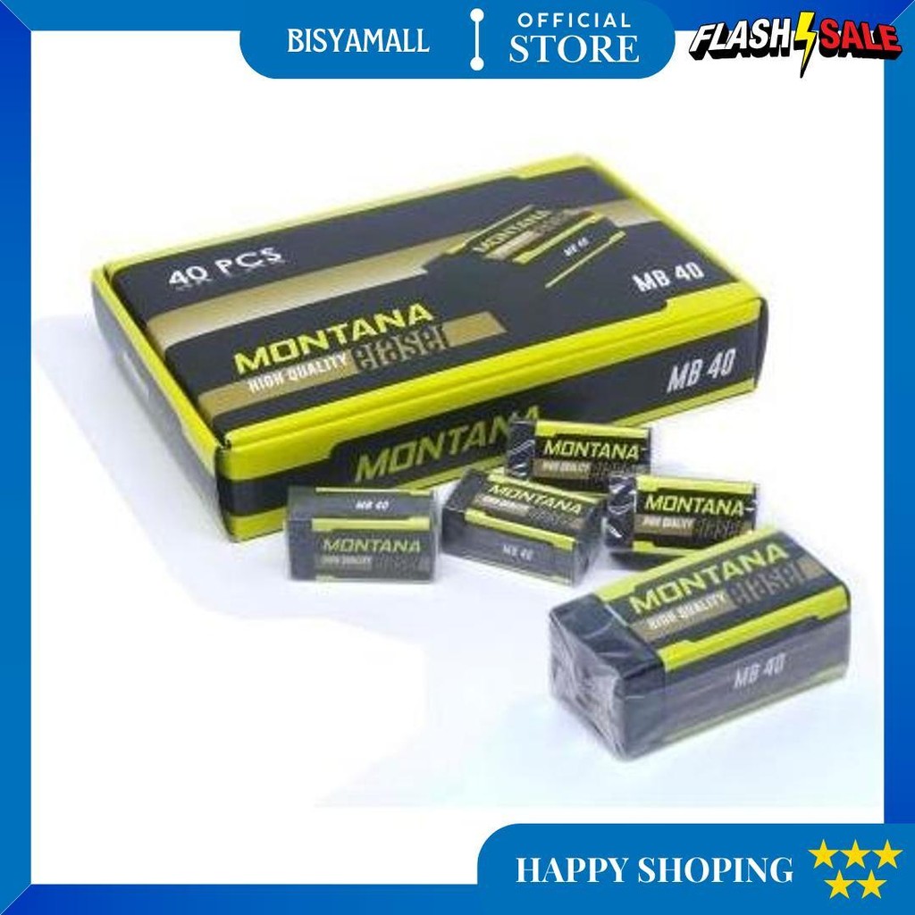 

20 Pcs Penghapus Hitam Montana D Sale