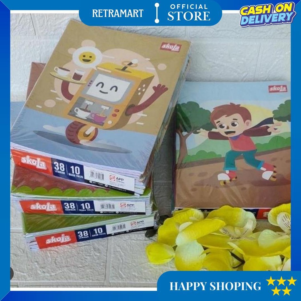 

Buku Tulis Skola By Sidu 38 Lembar 1 Pak Isi 10Pcs D Gratis Ongkir
