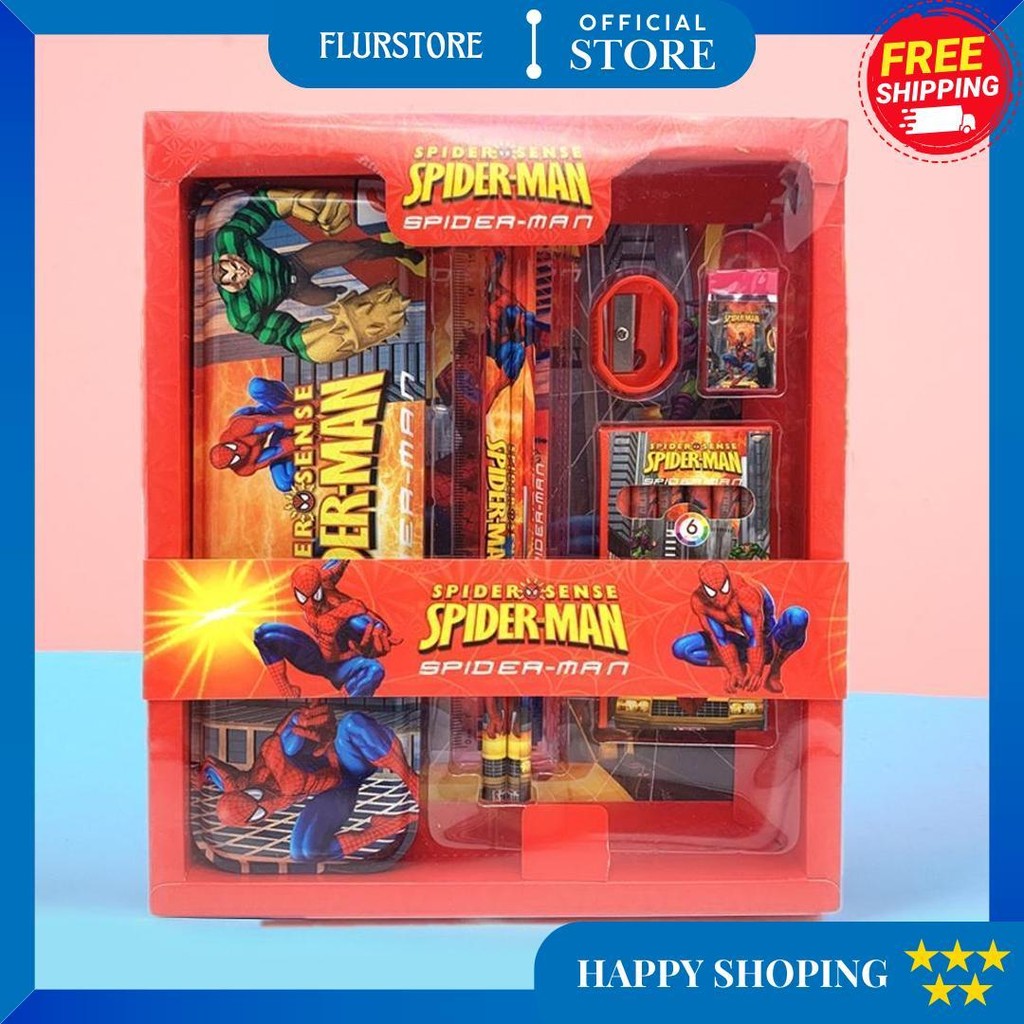 

Alat Tulis Set Paket Komplit 7 In 1 / Stationery Complete Lengkap / Kotak Pensil Anak / Souvenir Hadiah Kado / Sekolah Karakter Kartun Lucu Animal Hewan / Perlengkapan Tulis / Tempat Pensil D Cod