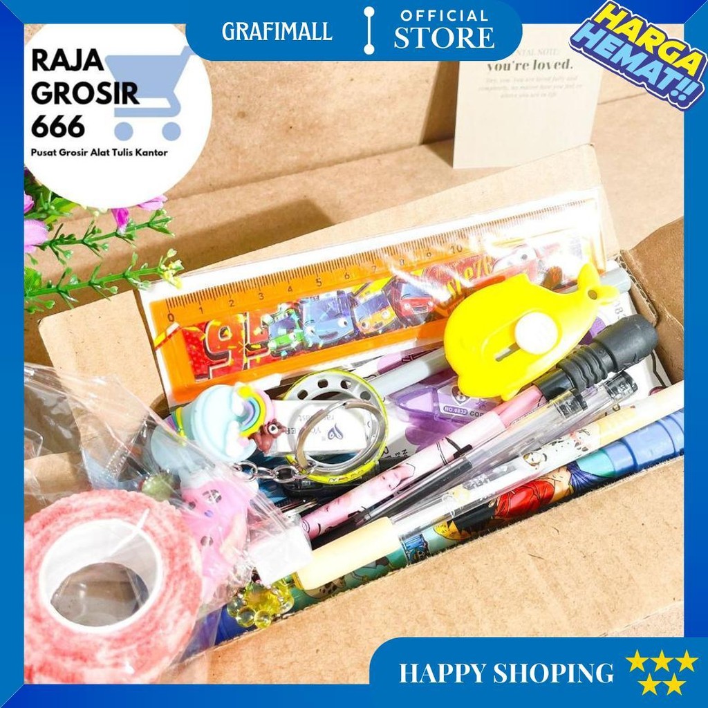 

Box Paket Isi Alat Tulis Ukuran 20X8X8 Cm D Promo 4.4