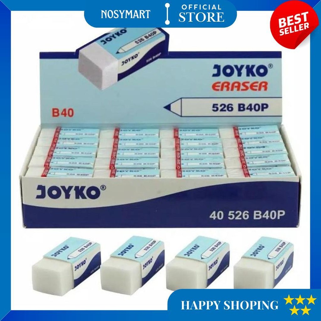 

Penghapus Pensil Kecil Putih / Hitam / Warna Grosir 40 Pcs D Sale