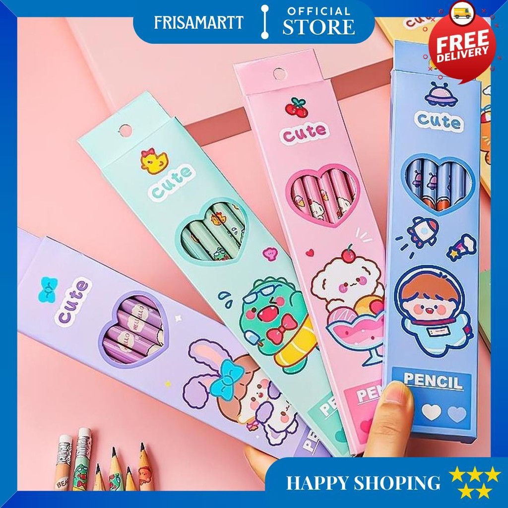 

Cod - S5670 Pensil Set Pack Cute / Pensil Anak Karakter Lucu / Pensil Set Alat Tulis Sekolah Anak / Pensil Set Isi Banyak D Best Seller