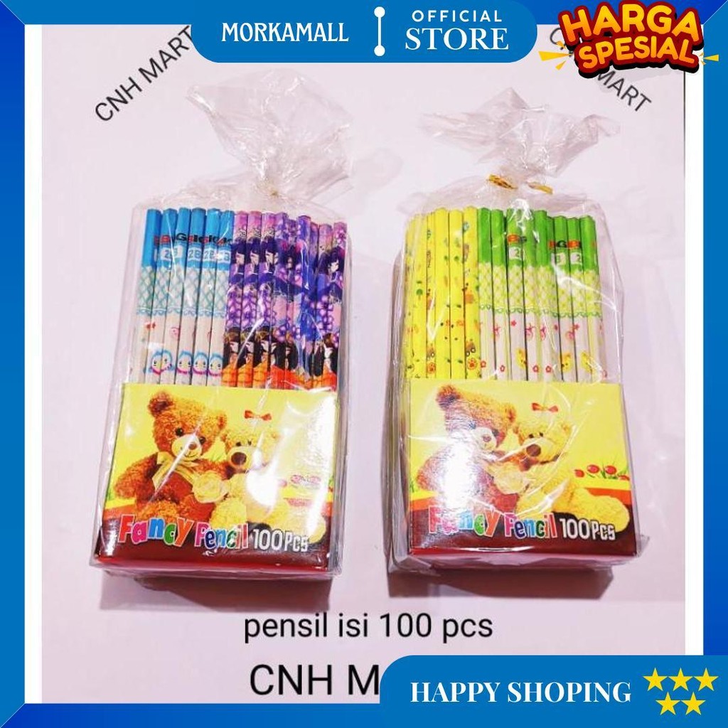 

Pensil Fancy Isi 100 Pcs - Pensil Fancy Isi 100 - Pensil 2B Isi 100 Murah - Pensil Serut 2B Isi 100 - Tidak Pake Penghapus D Gratis Ongkir