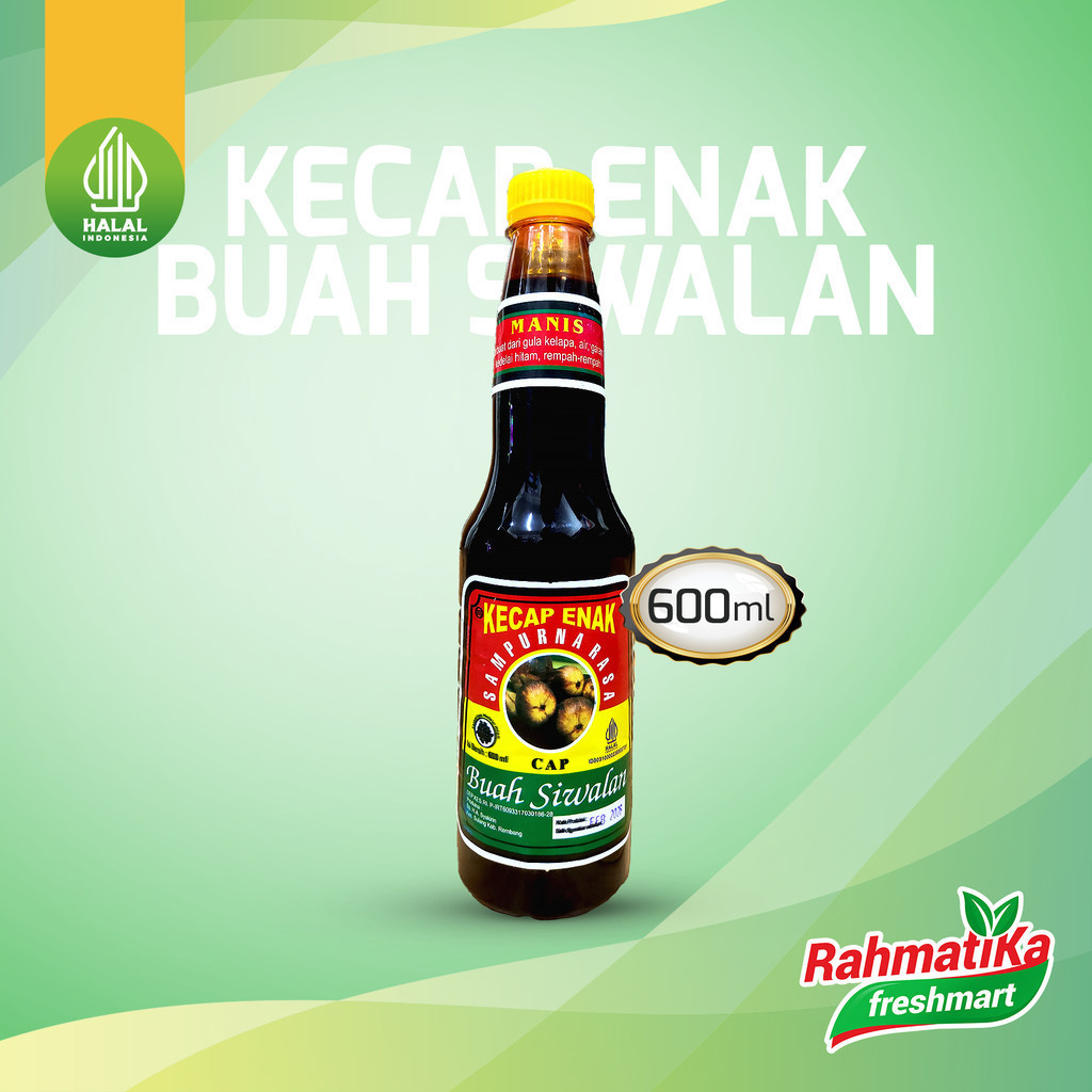 

Kecap Enak Cap Buah Siwalan Botol 600 ml