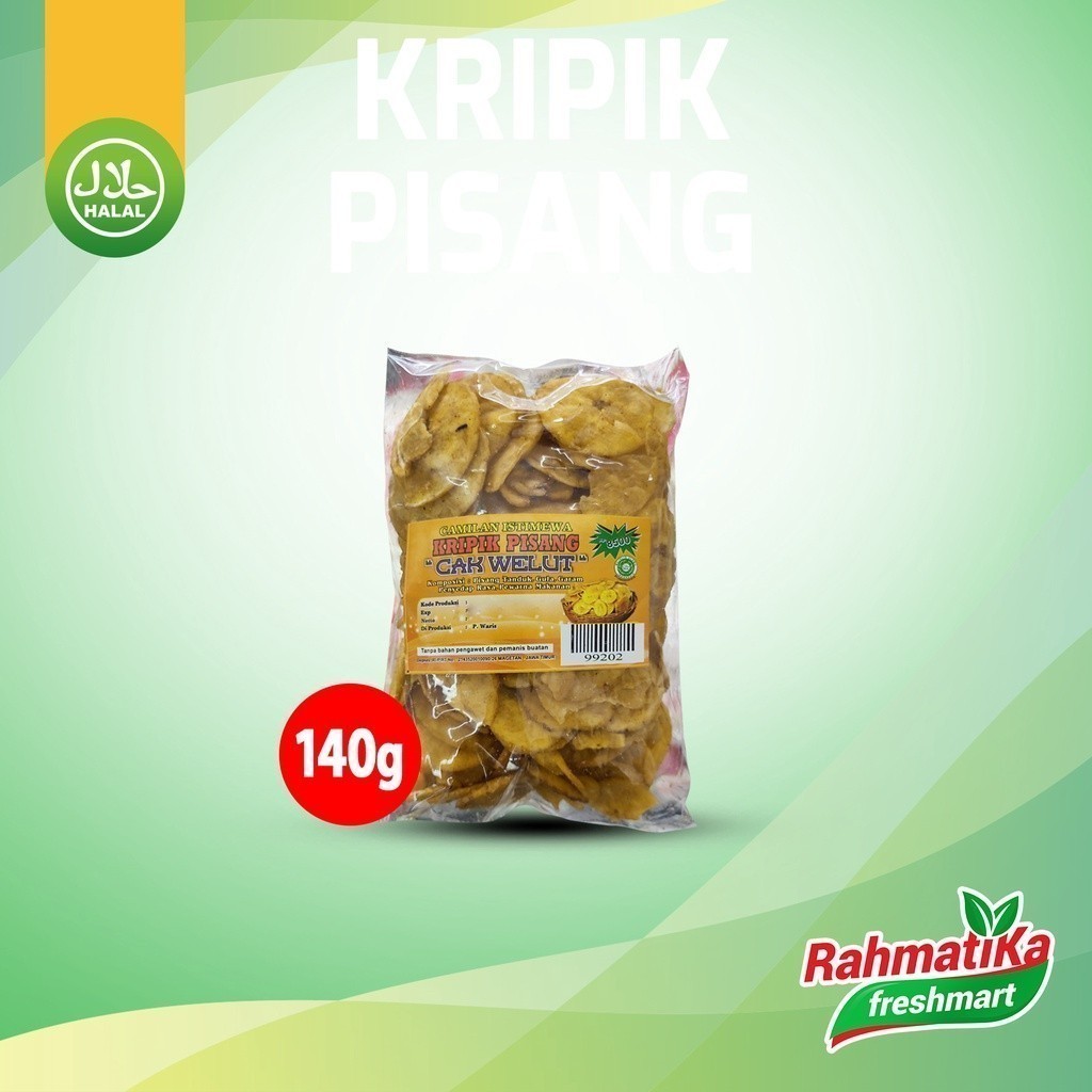 

Kripik Pisang 140 gram (Snack)