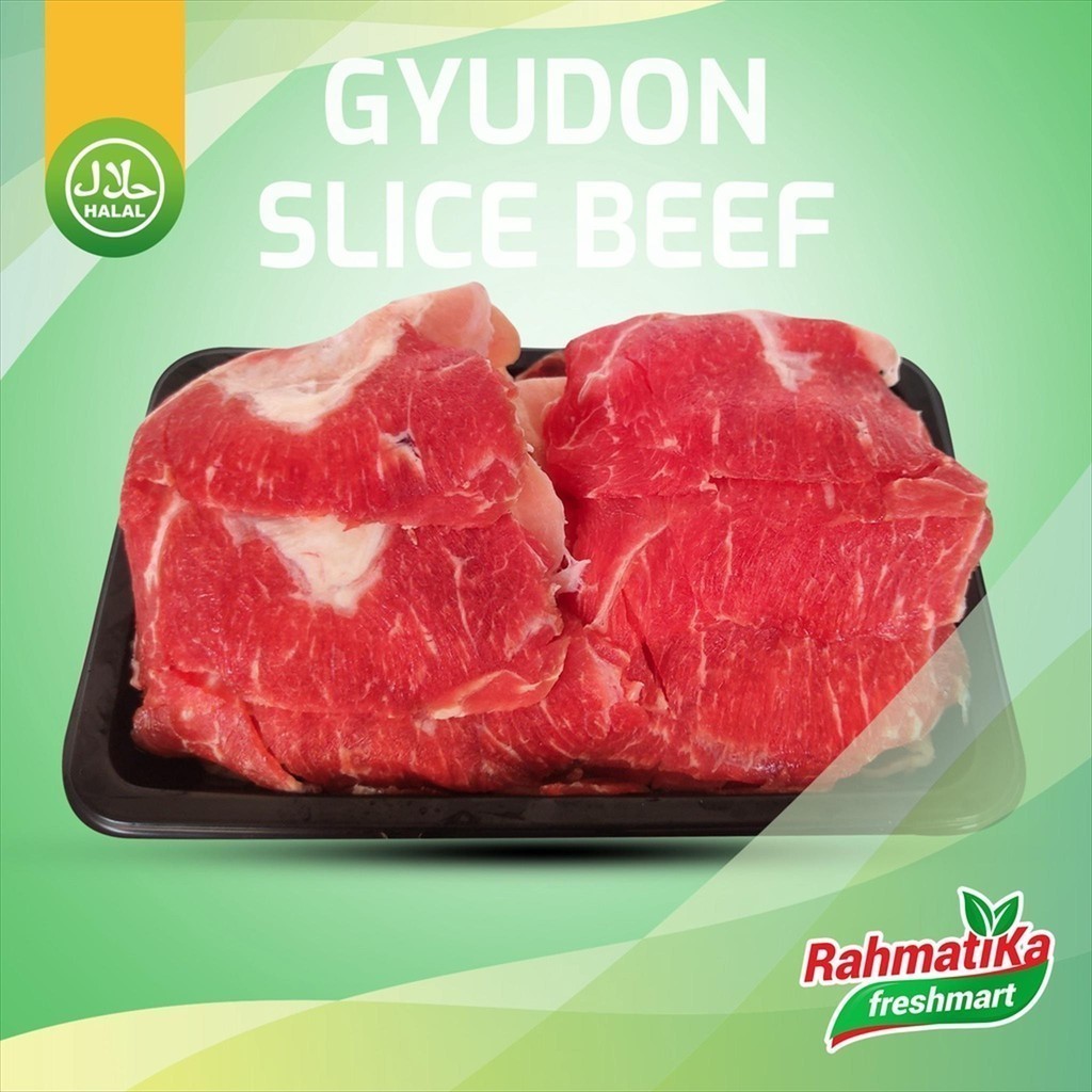 

Gyudon Slice / Beef Slices / Daging Sapi Gyudon Lokal 250 gram