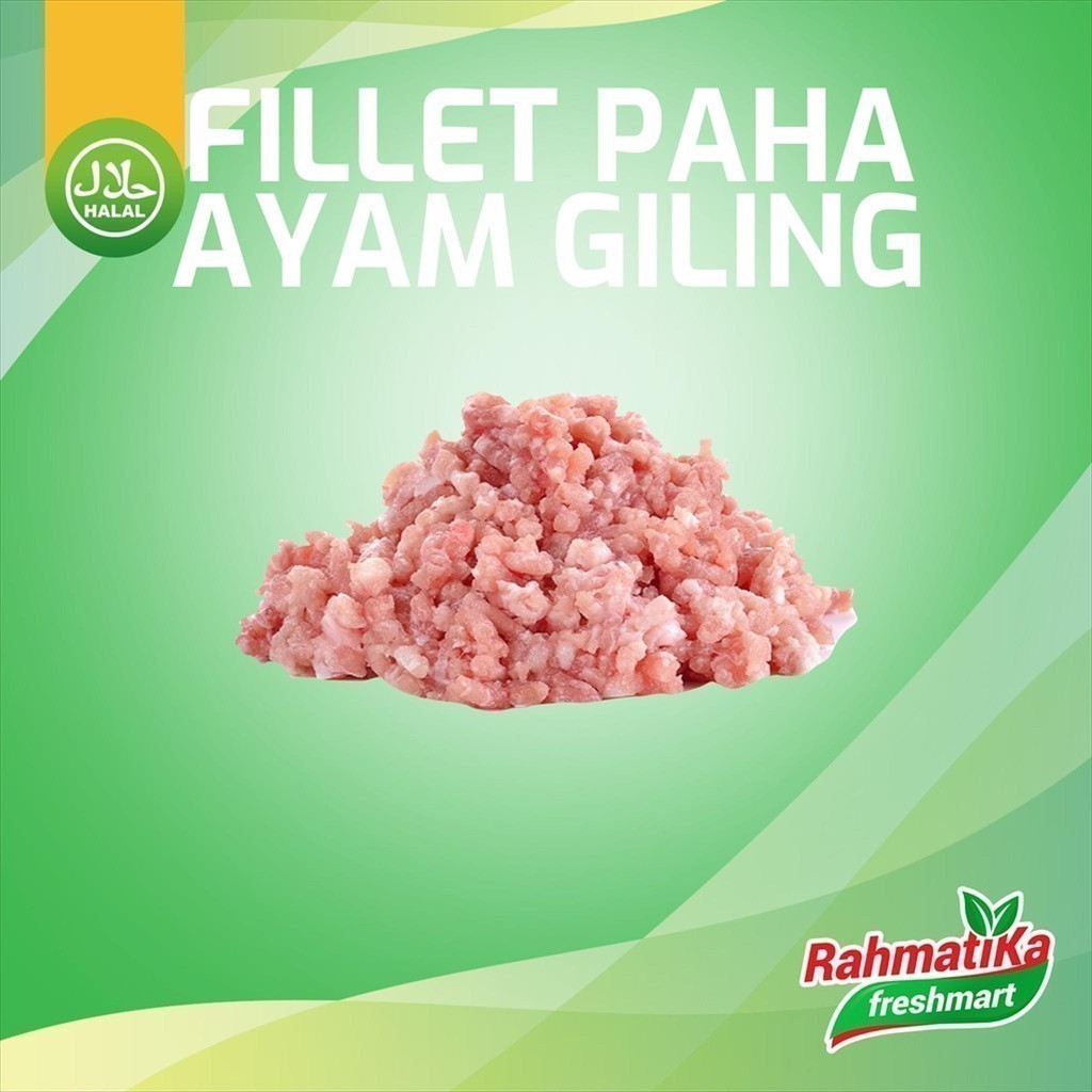 

Ay00! Fillet Paha Ayam Giling / Boneless Paha Giling Fresh 1 kg (Ayam Segar)
