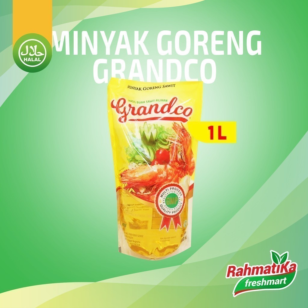 

Grandco Minyak Goreng Refill / Minyak Goreng Sawit 1 Liter