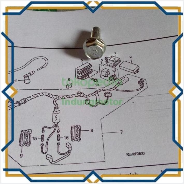 [IND] BAUT KIPROK HONDA MEGAPRO PRIMUS ORIGINAL