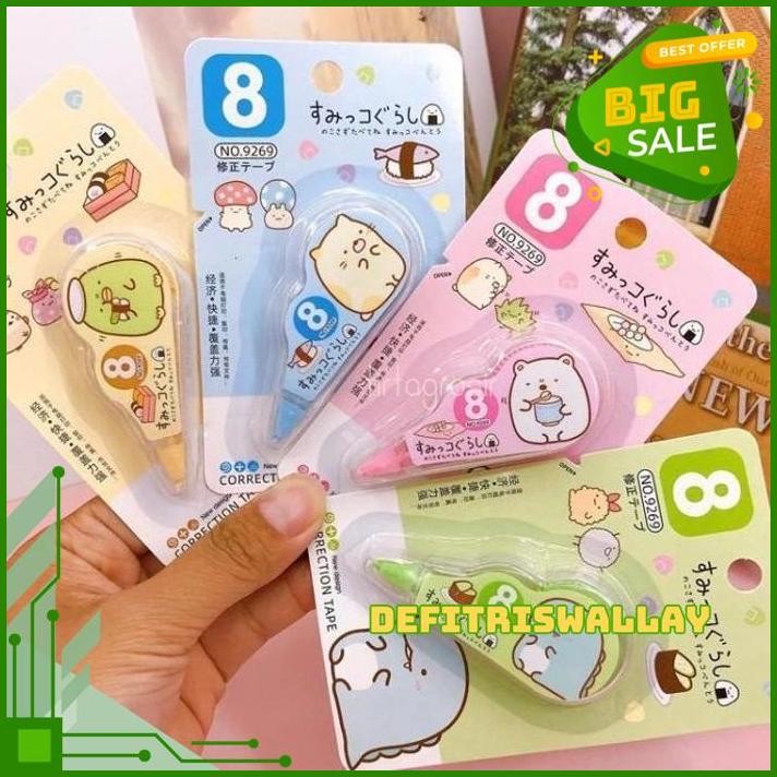 

TIP-EX TIPE X PITA PENGHAPUS LEM KOREKSI TINTA ROLL PENA ROLL 8 METER CORRECTION ALAT TULIS PULPEN PEN PERMANEN TAPE 8 METER X 5MM SEKOLAH STATIONARY SCHOOL SUPPLIES KTER KARTUN 9269 DIJAMIN GRATIS ONGKIR