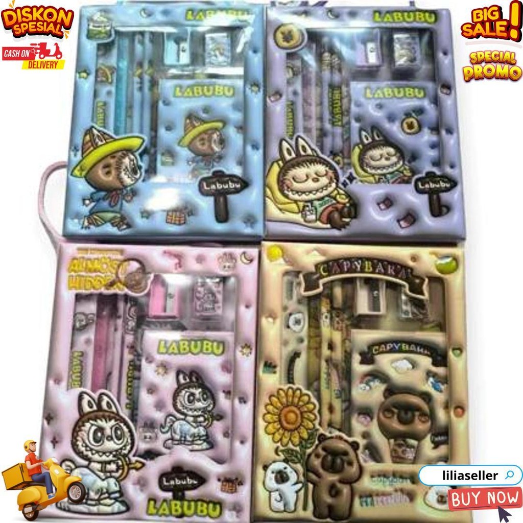 

Study Set Stationery Set Sanrio Labubu 2018 Set Alat Tulis Set Pensil Pulpen Kado Anak Ulang Tahun D Sale