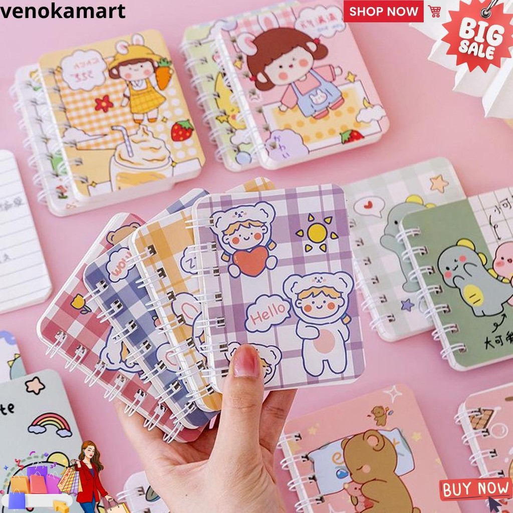 

Paus Biru - Notebook Mini A7 Buku Tulis Sekolah Book Catatan Kecil 50 / 80 Lembar Kartun Stationery Alat Tulis Perlengkapan Sekolah D Best Seller