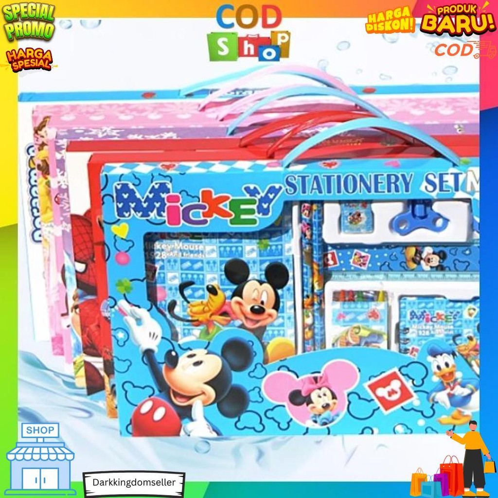 

Cod - S5982 Set Alat Tulis 8 In 1 / Set Alat Tulis Anak Motif Kartun / Set Alat Tulis 8 In 1 Lucu / Stationery Set 8 In 1 Lucu D Promo Puncak