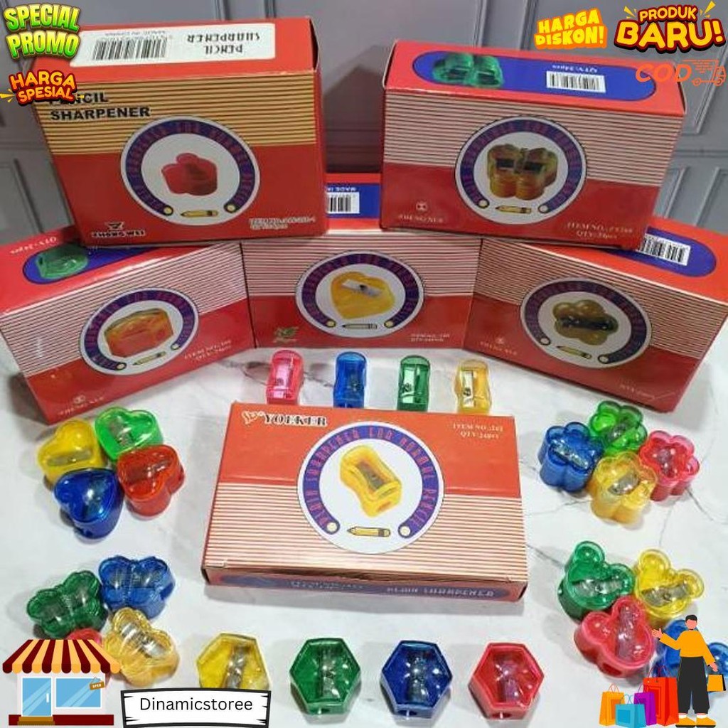

Serutan Murah (1Box=24Pc)/Serutan Lucu/Serutan Fancy/Rautan Murah/Sharperner/Serutan Warna D Terlaris