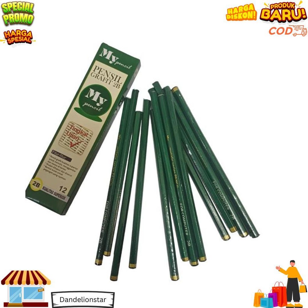 

Pensil 2B High Quality 12Pc/Box D Cod