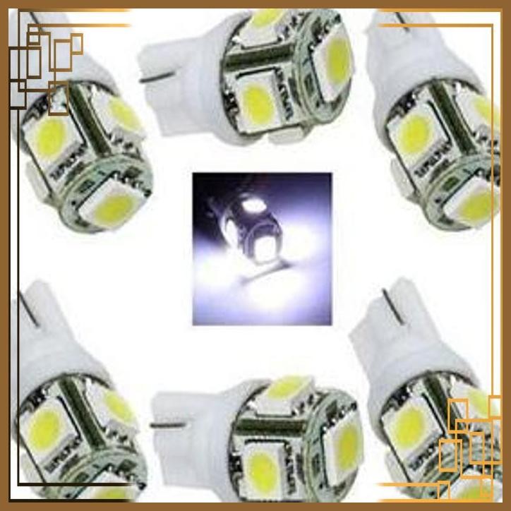 [ETR] SUPER PUTIH TERANG W5W / MOTOR MOBIL LED 5MM T10 W5W SMD 5050 DC 12V