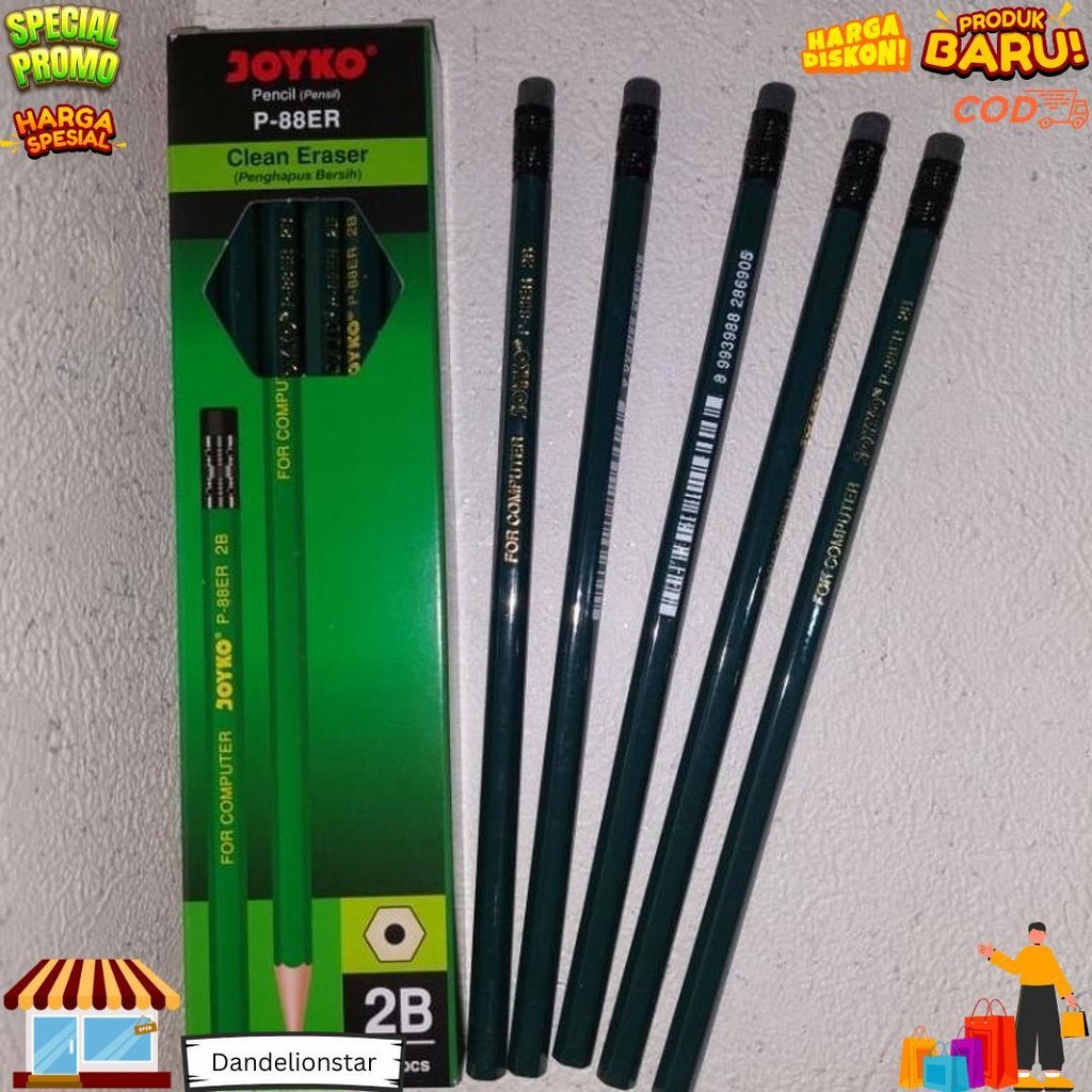 

Pensil 2B Joyko P88/ Lusin D Terlaris