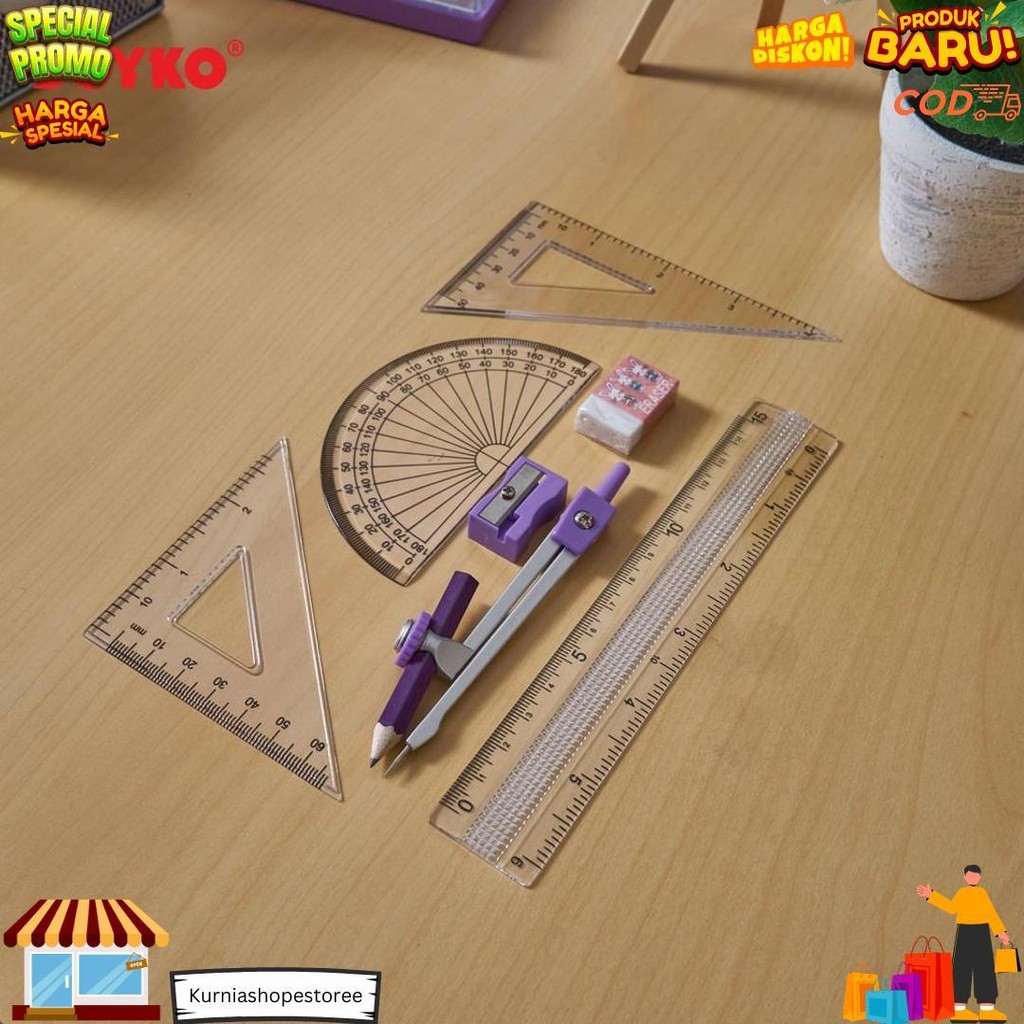 

Math Set / Jangka Joyko Ms-87 D Promo Puncak