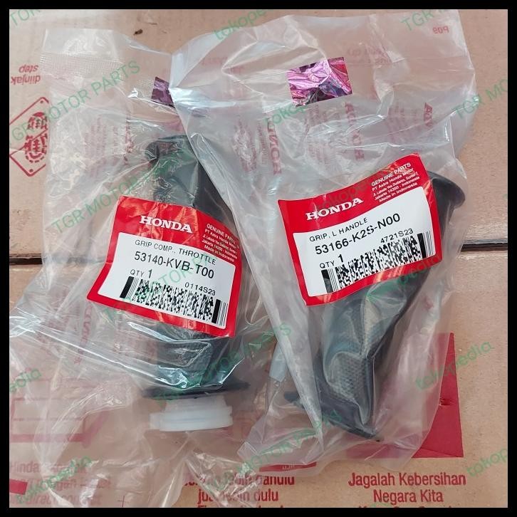 HANDGRIP GRIP STANG SET BEAT FI SUPRA X 125 SCOOPY SPACY VARIO 110 ORI