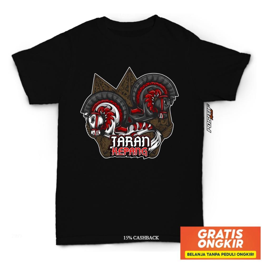 Baju Kaos Anak Jaran Kepang Jaranan Bantengan Senterewe Distro Katun Original