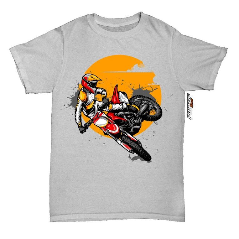 Kaos Anak Laki Perempuan Motor Cross Positif Merch Promo