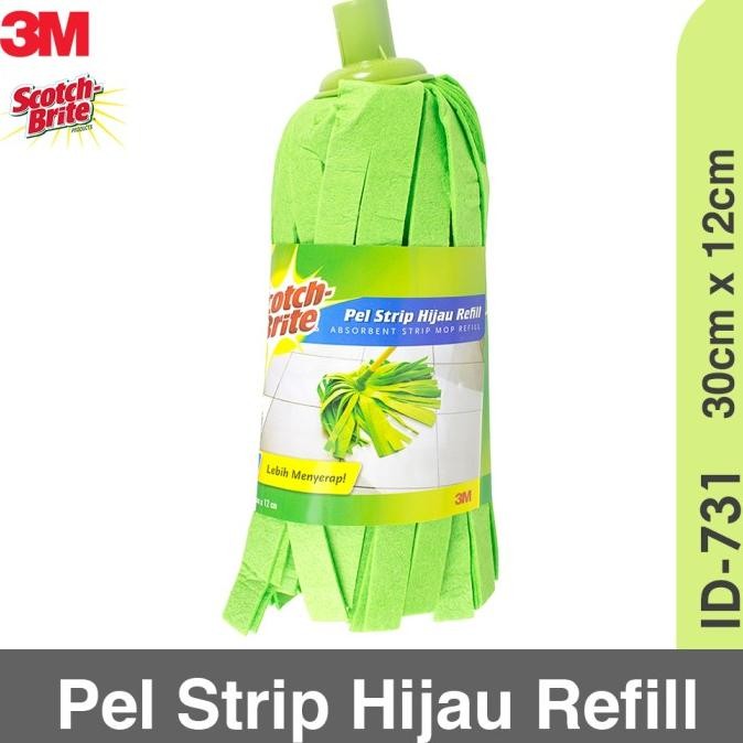 ready stock 3M Scotch Brite Refill Pel Strip Kuning & Hijau Sumbu Bulat & Kotak