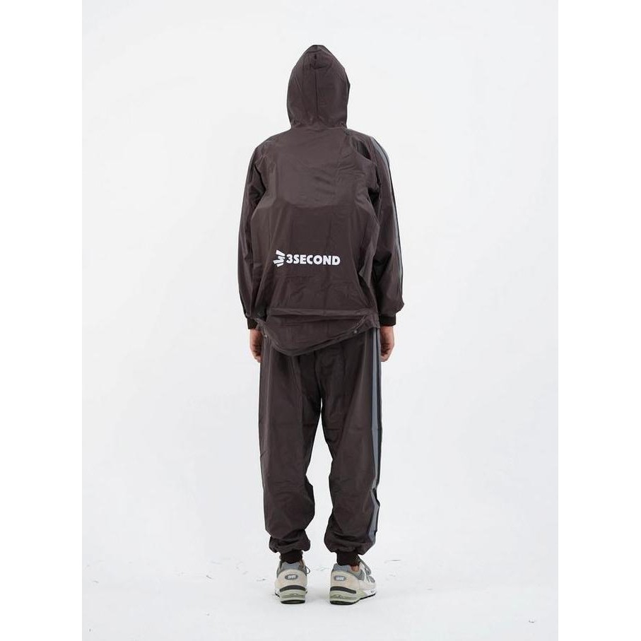 3Second Jas Hujan Pria Wanita Regular Fit Raincoat Setelan Reflective Buzz OL-C150125 murah