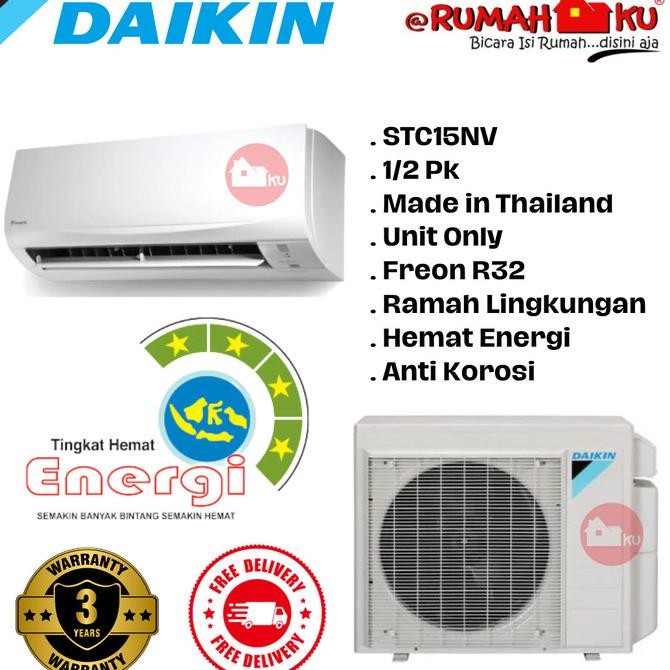 Murah AC DAIKIN STC15NV ( RC15NV14 + FTC15NV14 ) 0,5 PK Non COD