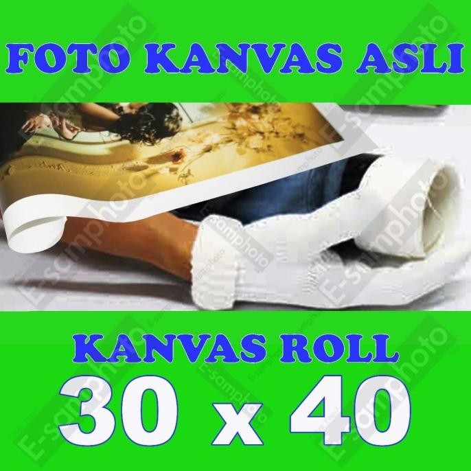 

Baru Foto Kanvas Asli Roll 30X40 Premium