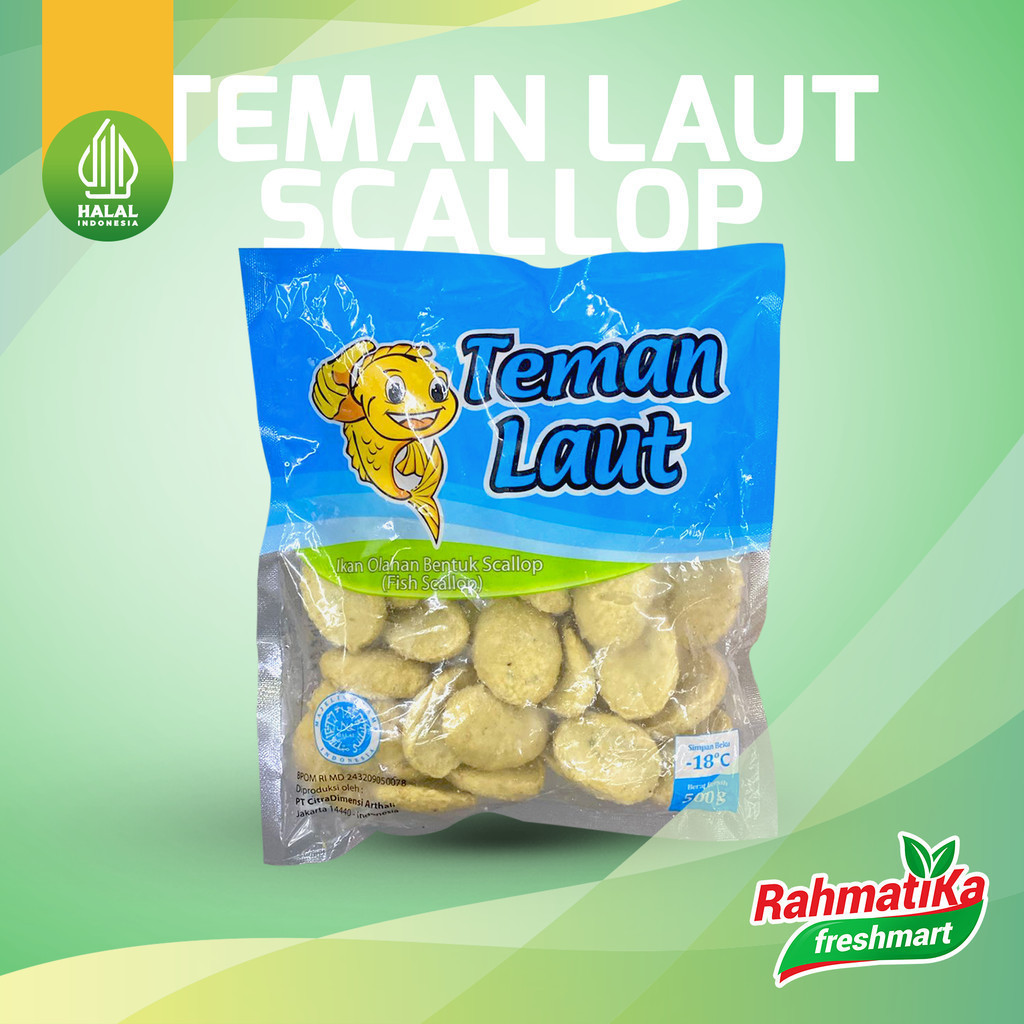 

Teman Laut Scallop Ikan 500gr