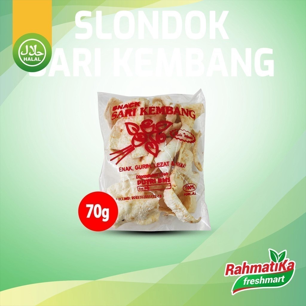 

Slondok Cap Sari Kembang 70 gram (Snack)