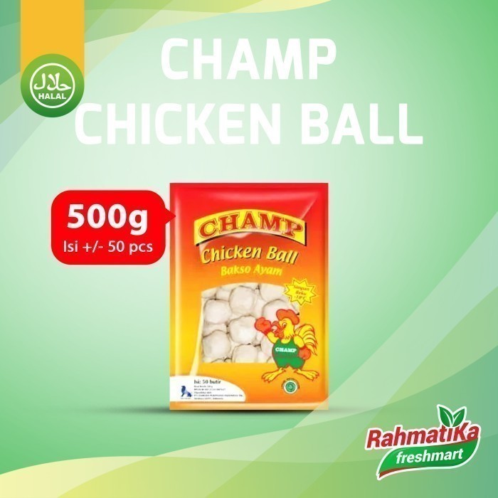 

Champ Chicken Ball / Bakso Ayam 500 gr