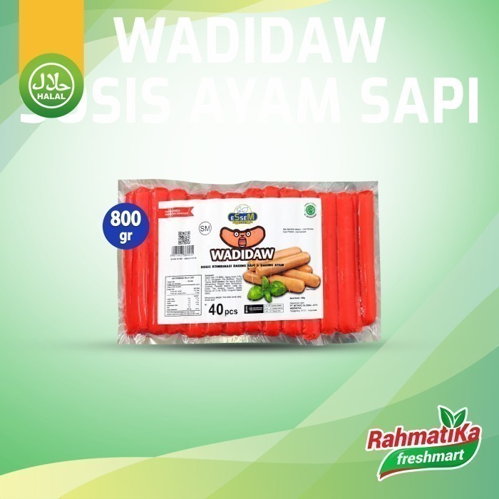 

Essem Wadidaw Sosis Kombinasi Ayam Sapi 800 gram Isi 40 Pcs (Frozen)