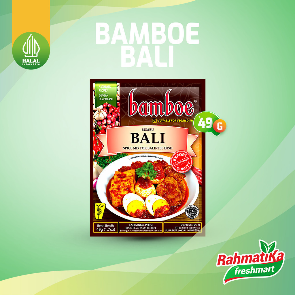 

Bamboe Bali Spice Mix / Bumbu Instan 49gr