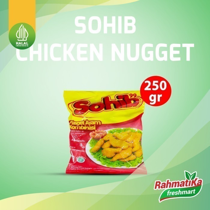 

SOHIB Chicken Nugget / Naget Ayam Kombinasi 250 gr