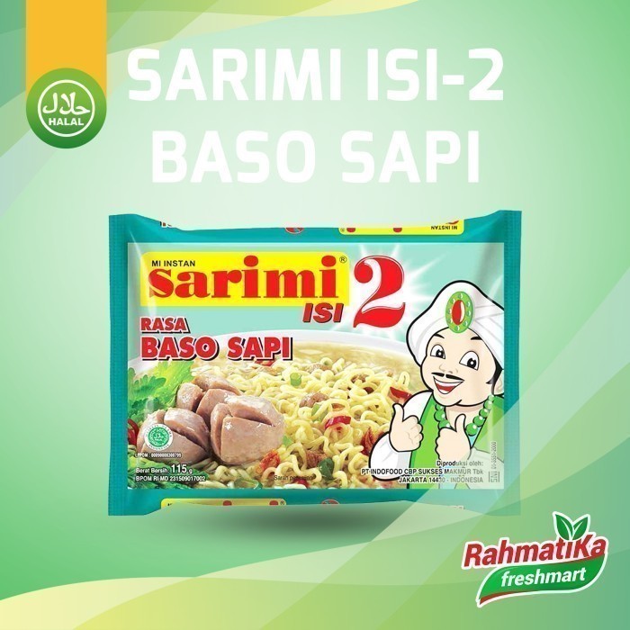 

Sarimi Mi Instan Isi 2 Rasa Baso Sapi 115 gram