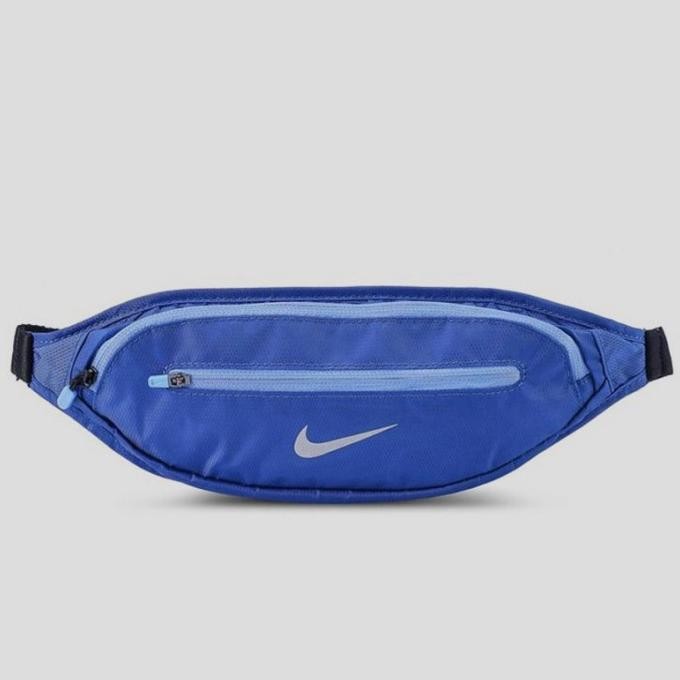 Nike Running Capacity Waistpack 2.0 Large Blue Waist Belt Bag Original Co