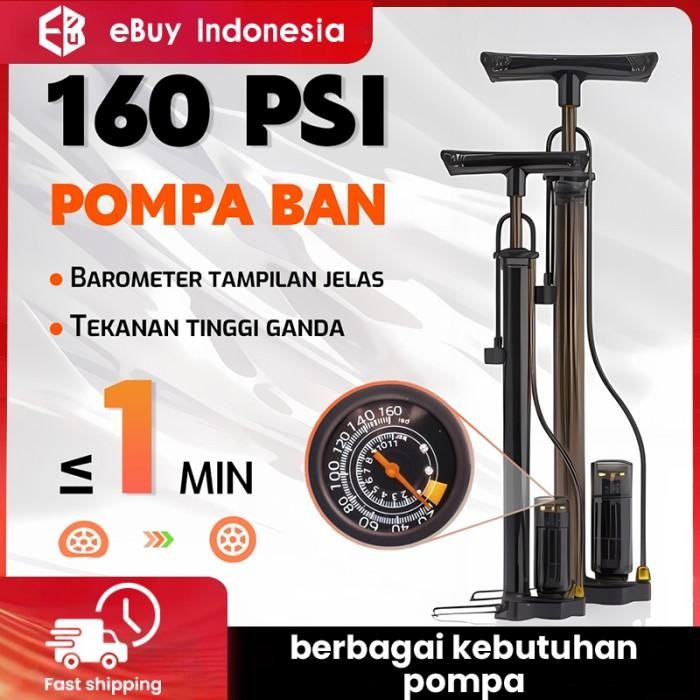 Pompa Ban Premium Portable Pompa Tekanan Sepeda Pompa Motor Pompa Original Dan Terpercaya