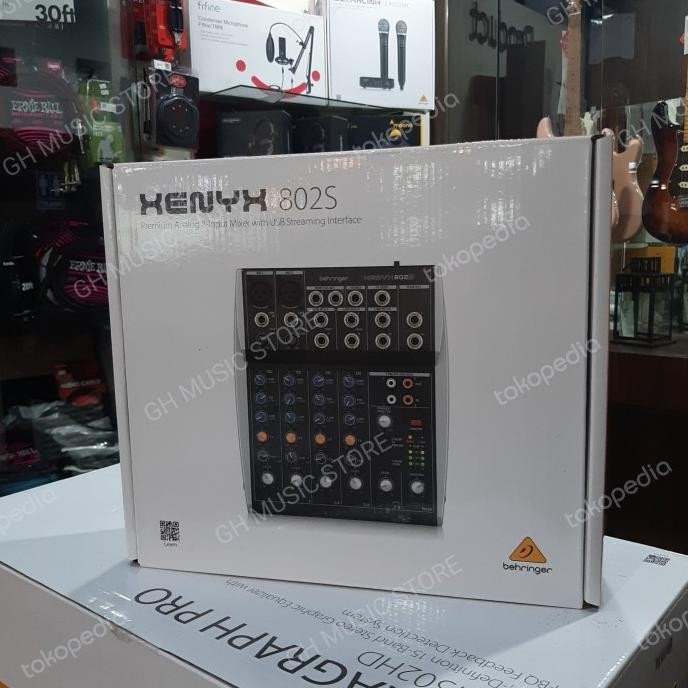 Grosir Behringer Xenyx 802S Premium Analog 8 Input Audio Mixer | 802Usb