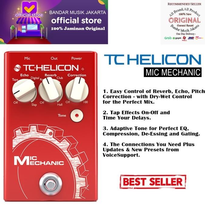 Sale Tc Helicon Mic Mechanic 2 Vocal Effect Pedal ,Bmj