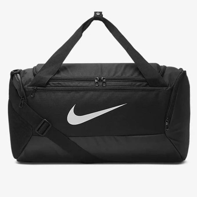 Tas Nike Brasilia Duffel Training Travel Bag 41L Unisex Black Original Co