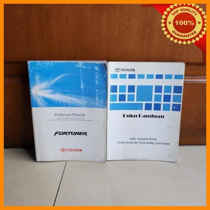 [dri] buku owners manual book pedoman pemilik toyota fortuner original