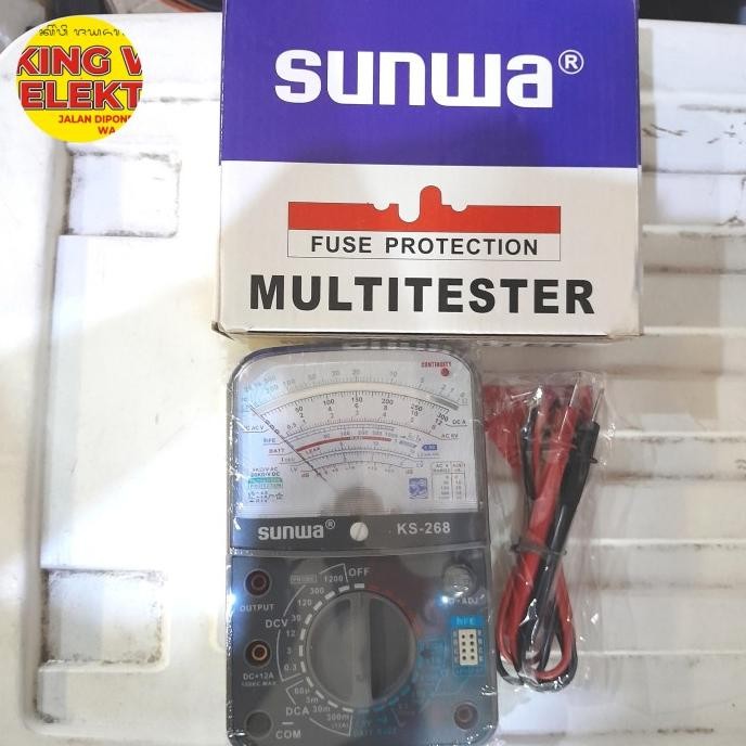 TERBARU - Avometer Multitester Multimeter Analog Sunwa KS-268