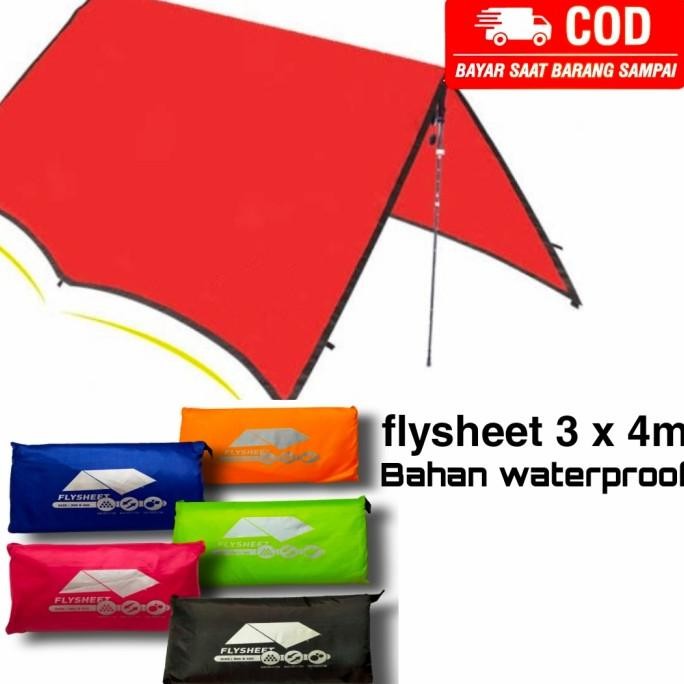 NEW Flysheet ukuran 3x4/ terpal tenda