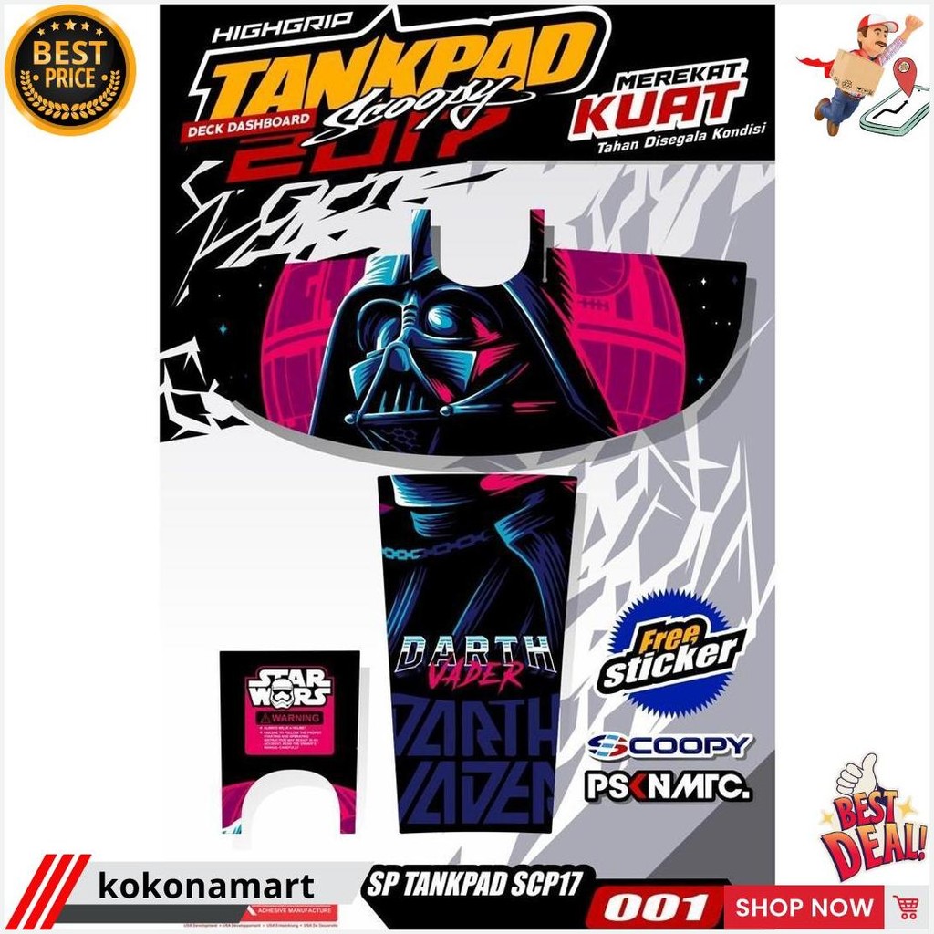 Tankpad Scoopy 2017 - 2019 Striping Scoopy Sticker Pelindung Dashboard Scoopy Scoopy 2017 105011 Ter