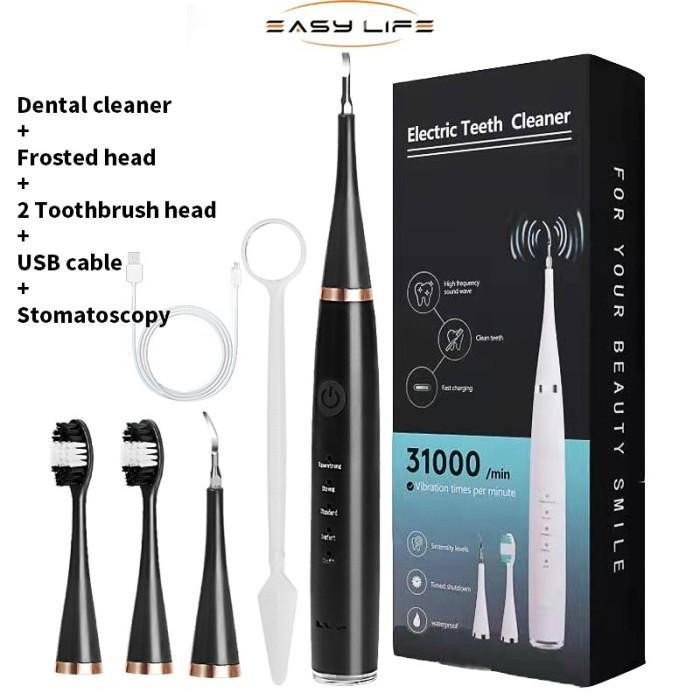 Ultrasonik Pintar pembersih karang gigi Alat Pembersih Karang Plak Sikat Gigi