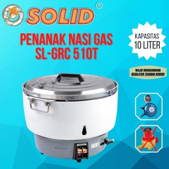 Murah Penanak Nasi GAS SOLID 10/ 15 Liter Kapasitas Besar Resto Catering Non COD