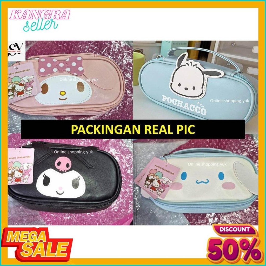 

Tempat Pensil Sanrio , Kotak Pensil Kuromi , Tas Kosmetik , Pouch , Motif Kuromi / Cinnamoroll / My Melody , Import Premium. Online Shopping Yuk. Kapasitas Besar. Bahan Kulit , Kuat & Sangat Cantik Exclusive. Flash Sale! Diskon Hingga 70%